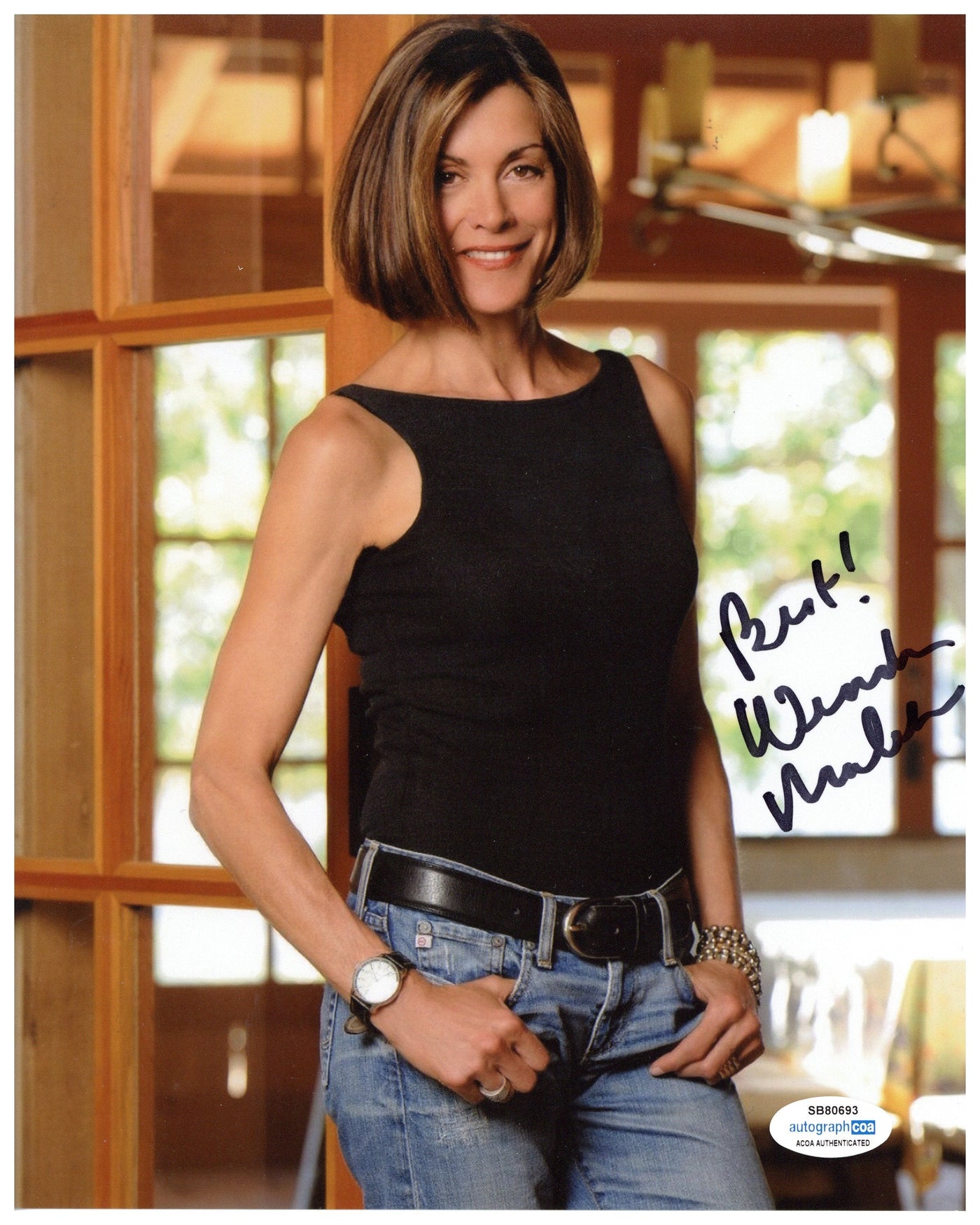 Wendie Malick Signed 8x10 Photo Hot in Cleveland Autographed AutographCOA