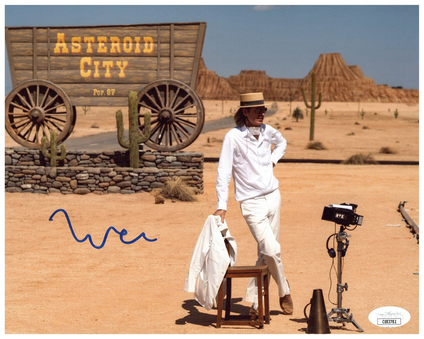 Wes Anderson Signed 8x10 Photo Asteroid City Autographed JSA COA