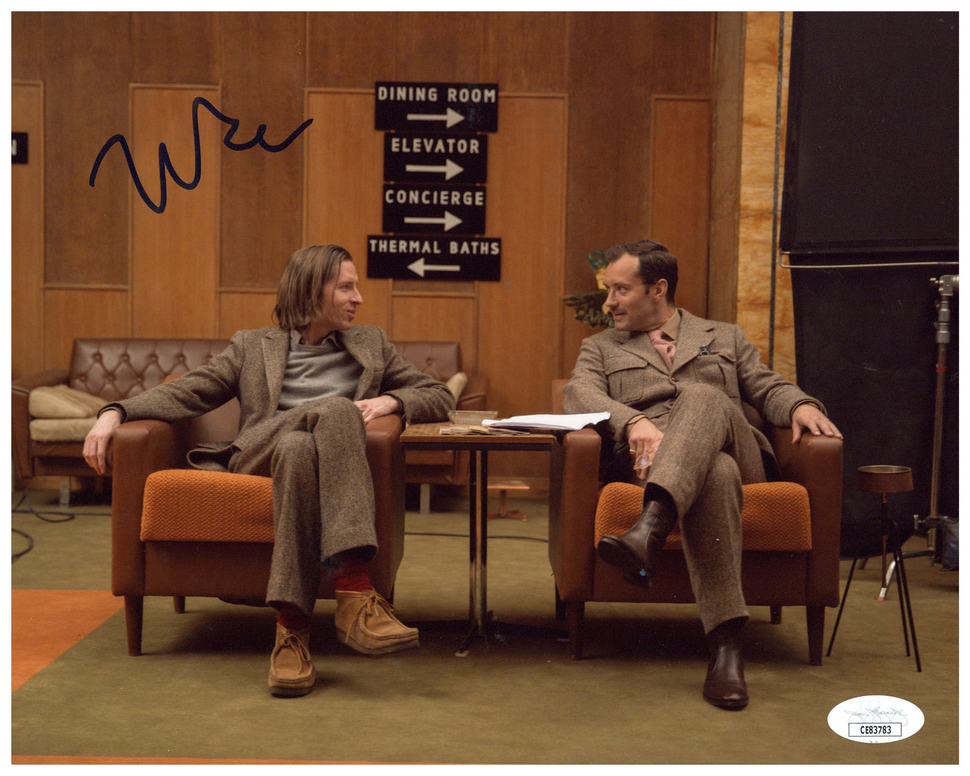 Wes Anderson Signed 8x10 Photo The Grand Budapest Hotel Autographed JSA COA