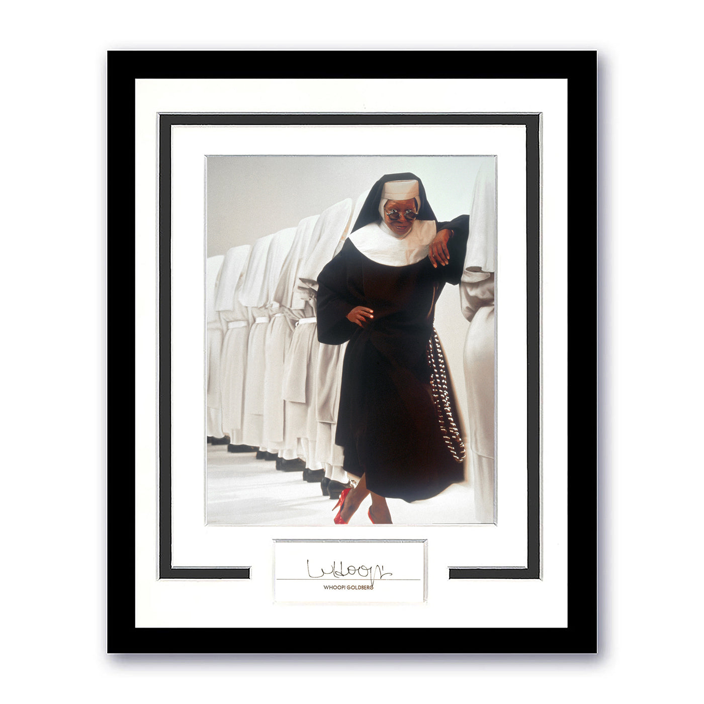 Whoopi Goldberg Signed 11x14 Framed Photo Sister Act Autographed ACOA