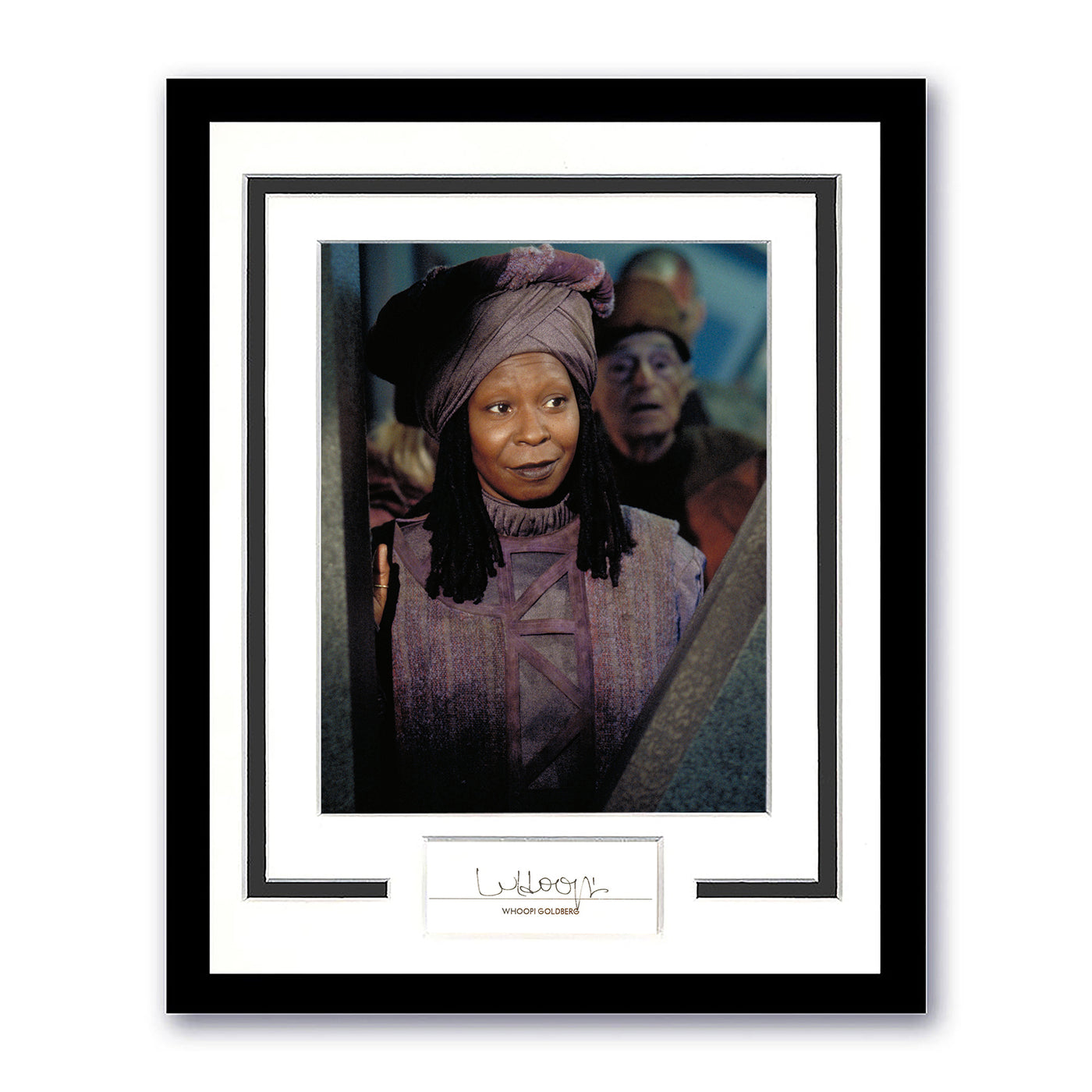 Whoopi Goldberg Signed 11x14 Framed Photo Star Trek: Generations Autographed ACOA