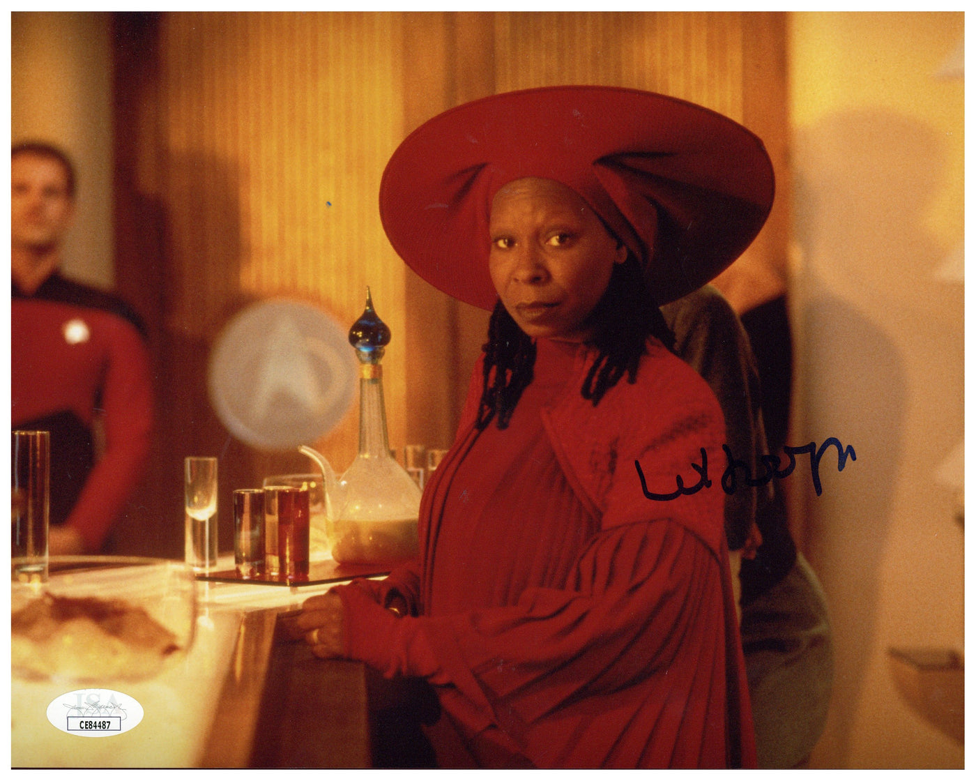 Whoopi Goldberg Signed 8x10 Photo Star Trek: Generations Autographed JSA COA #5