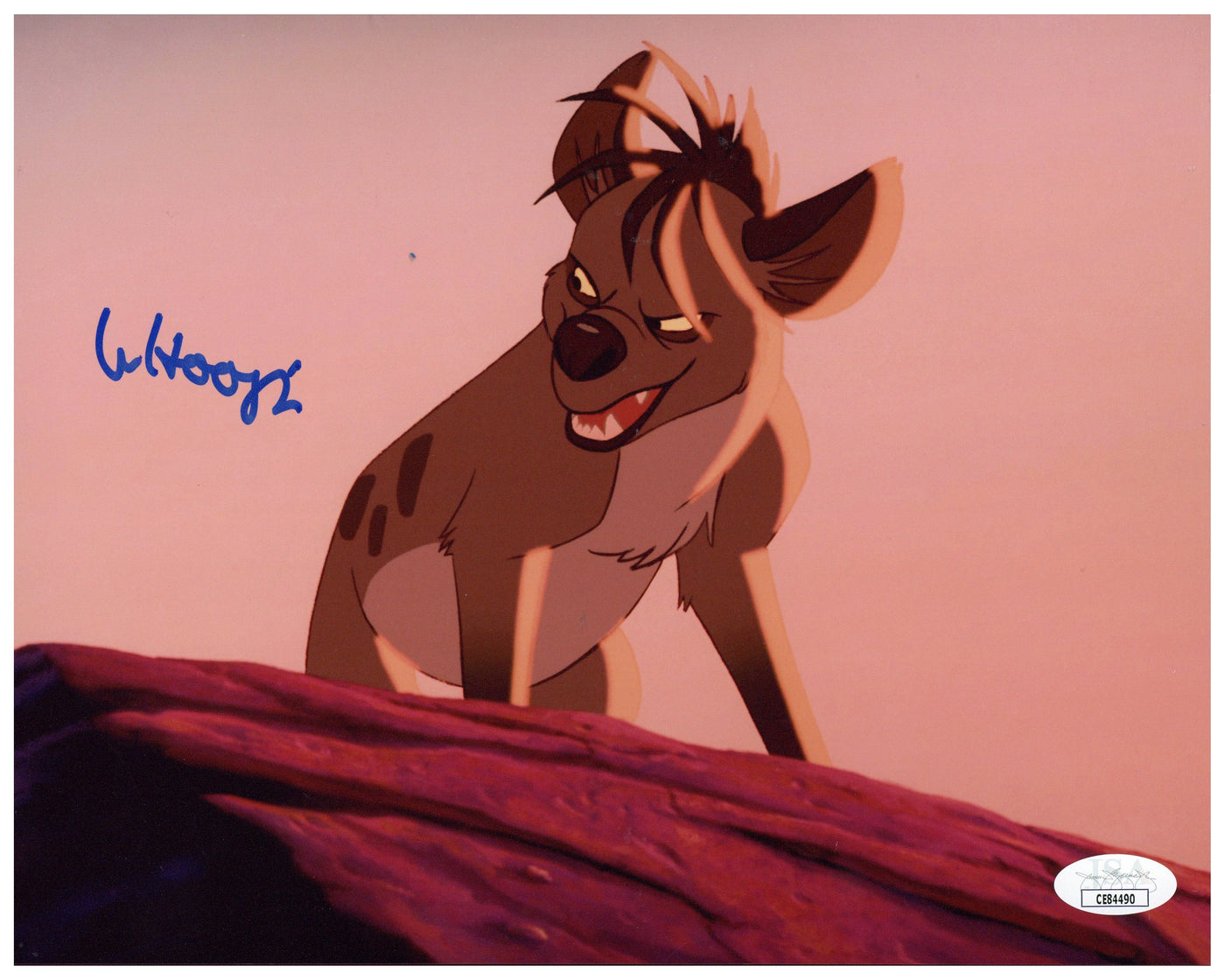 Whoopi Goldberg Signed 8x10 Photo The Lion King Shenzi Autographed JSA COA 3