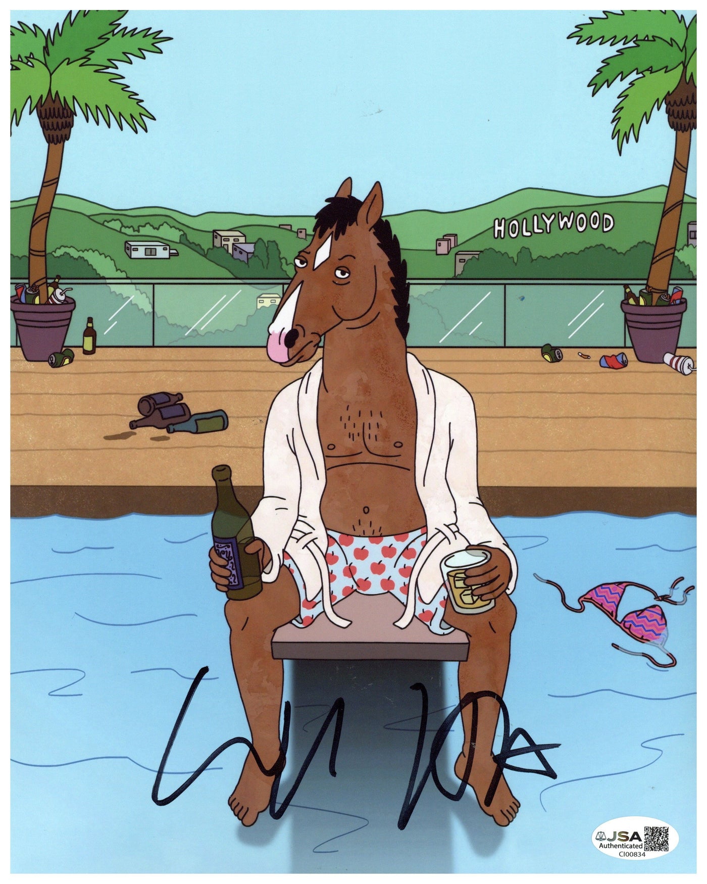 Will Arnett Signed 8x10 Photo BoJack Horseman Autographed JSA COA 3