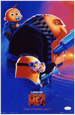 Image of Will Ferrell & Chloe Fineman Signed 11x17 Photo Despicable Me Autgographed JSA COA