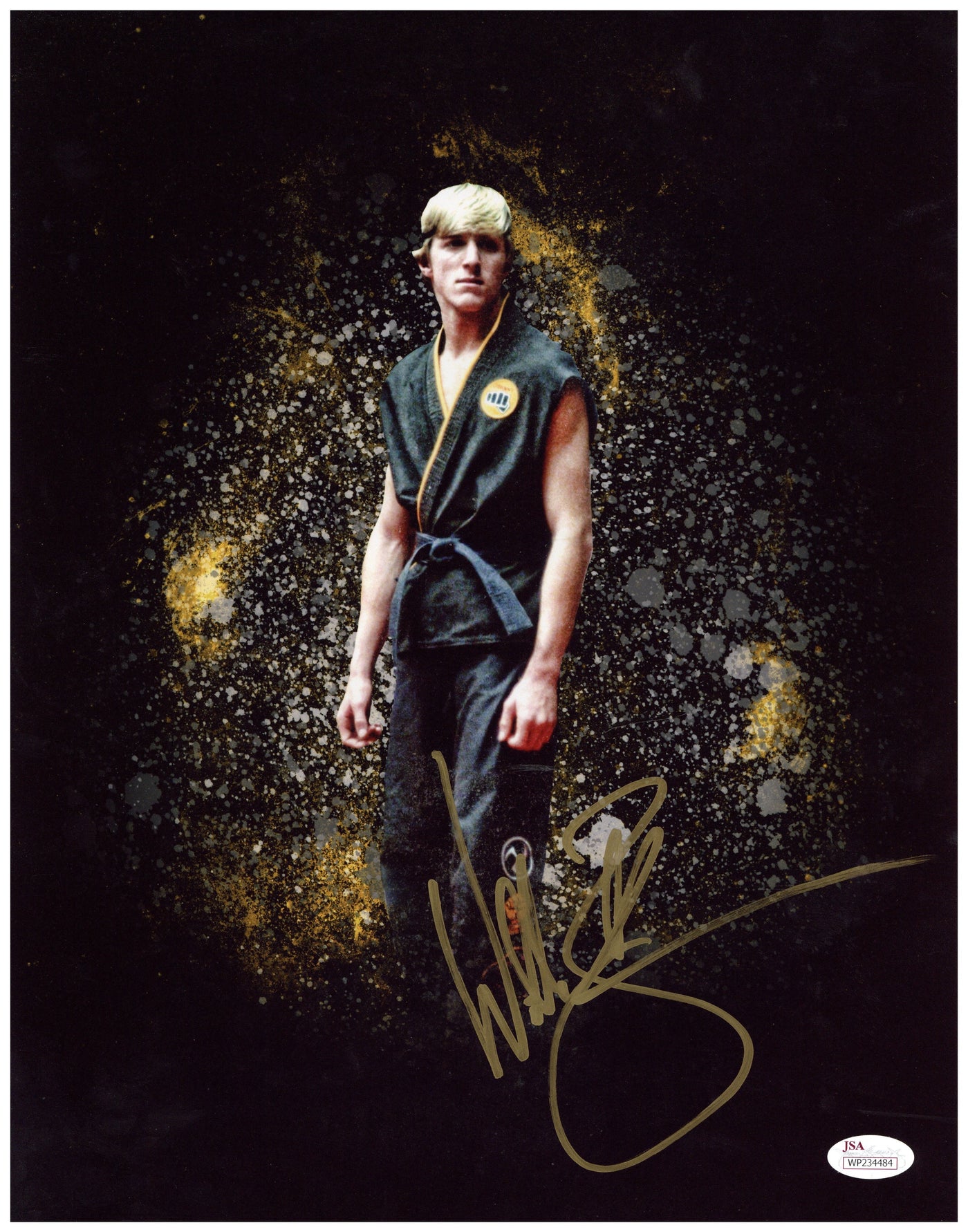 William Zabka Signed 11x14 Photo The Karate Kid Cobra Kai Autographed JSA COA
