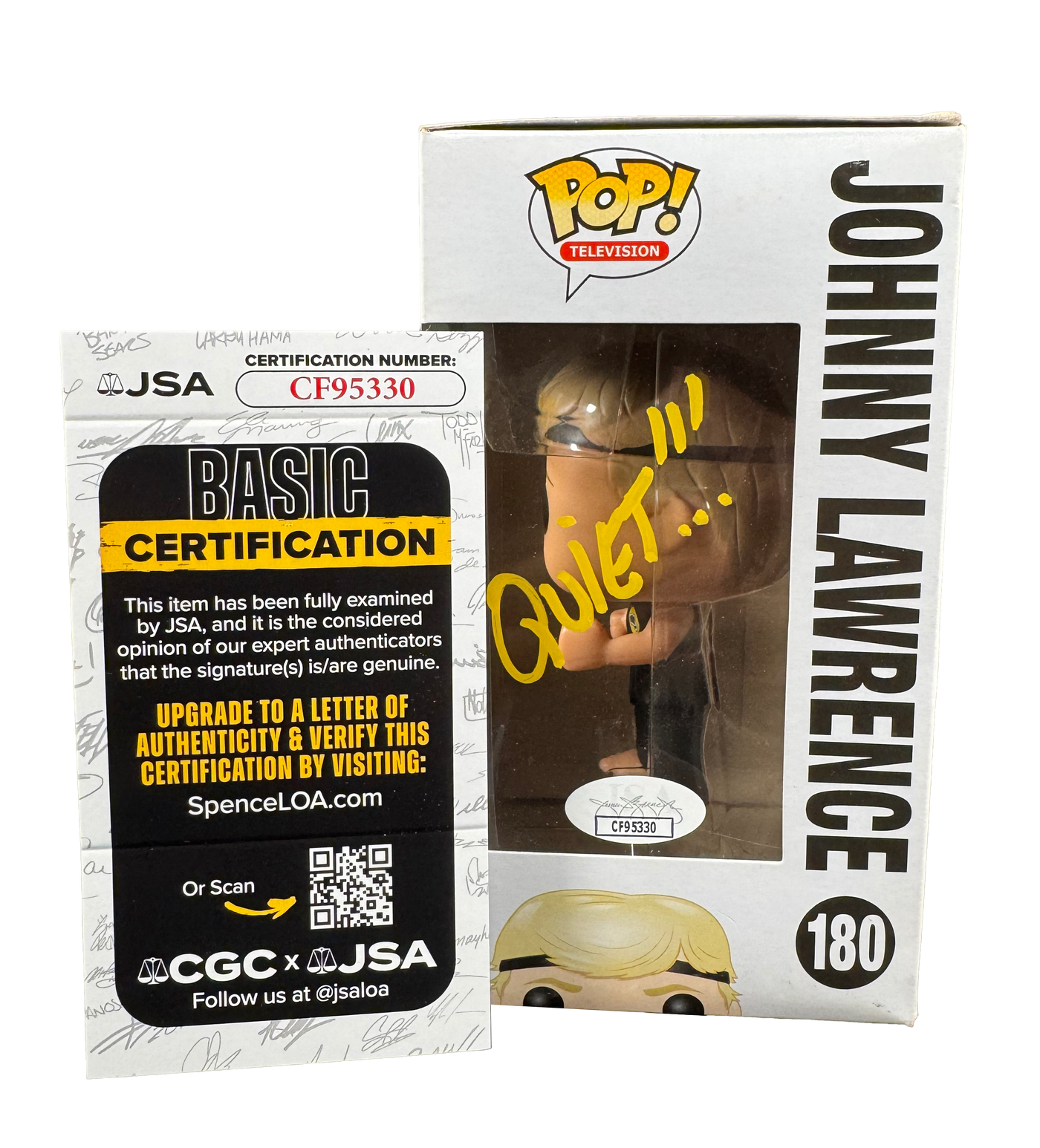 William Zabka Signed Funko Pop Johnny Cobra Kai Autographed JSA COA 2