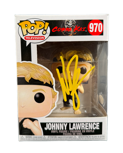 William Zabka Signed Funko Pop Johnny Cobra Kai Autographed JSA COA