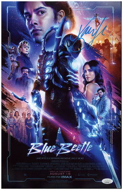 Image of Xolo Maridueña Signed 11x17 Photo Blue Beetle Autographed JSA COA #2