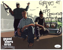 Image of Young Maylay Signed 8x10 Photo GTA San Andreas Autographed JSA COA #2