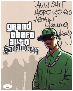Image of Young Maylay Signed 8x10 Photo GTA San Andreas Autographed JSA COA #3