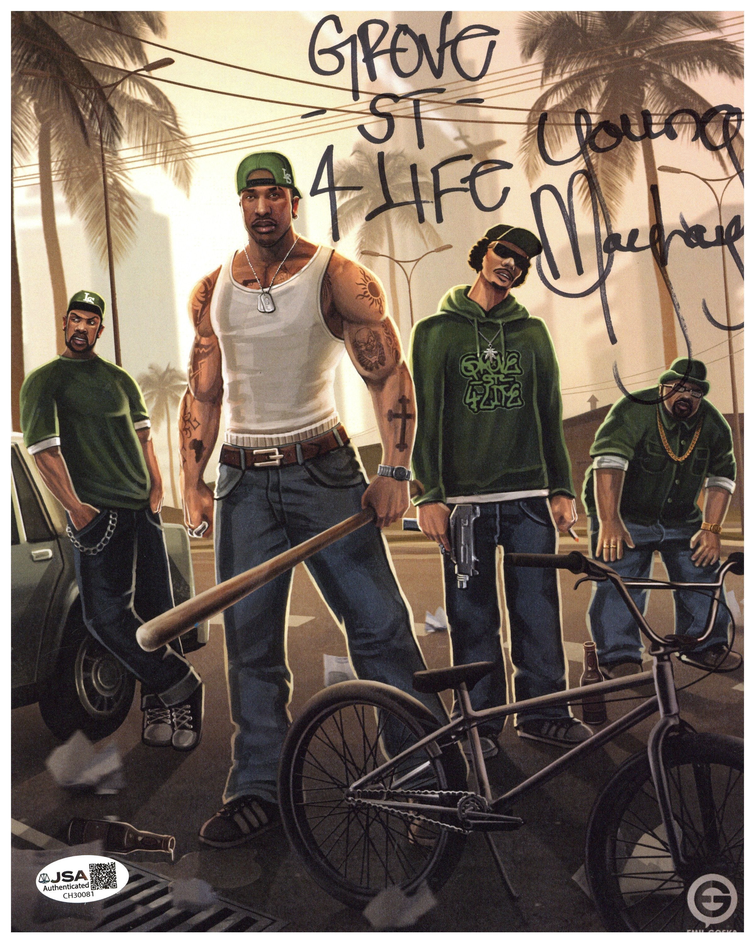 Young Maylay Signed 8x10 Photo GTA San Andreas Autographed JSA #4