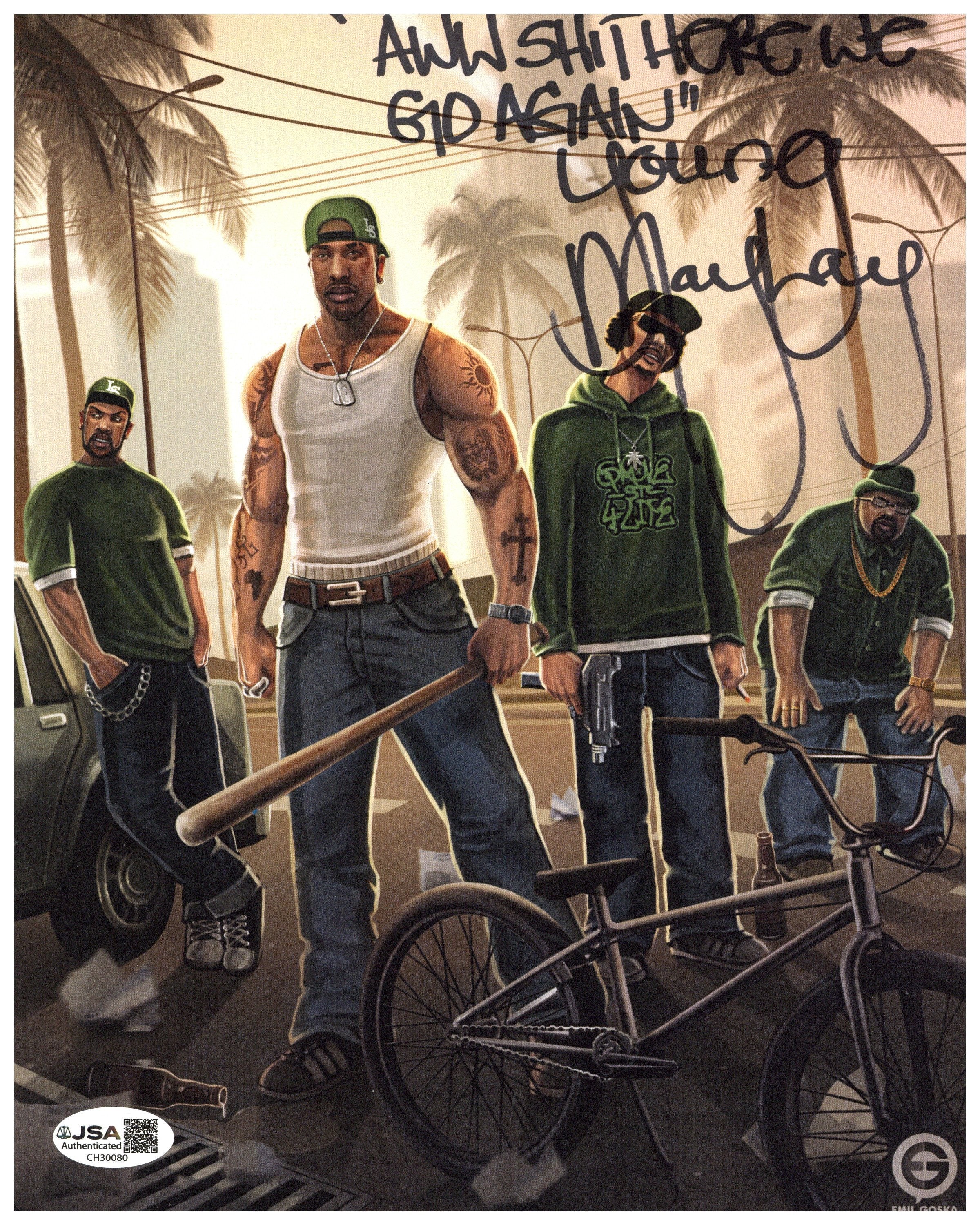 Young Maylay Signed 8x10 Photo GTA San Andreas Autographed JSA #5