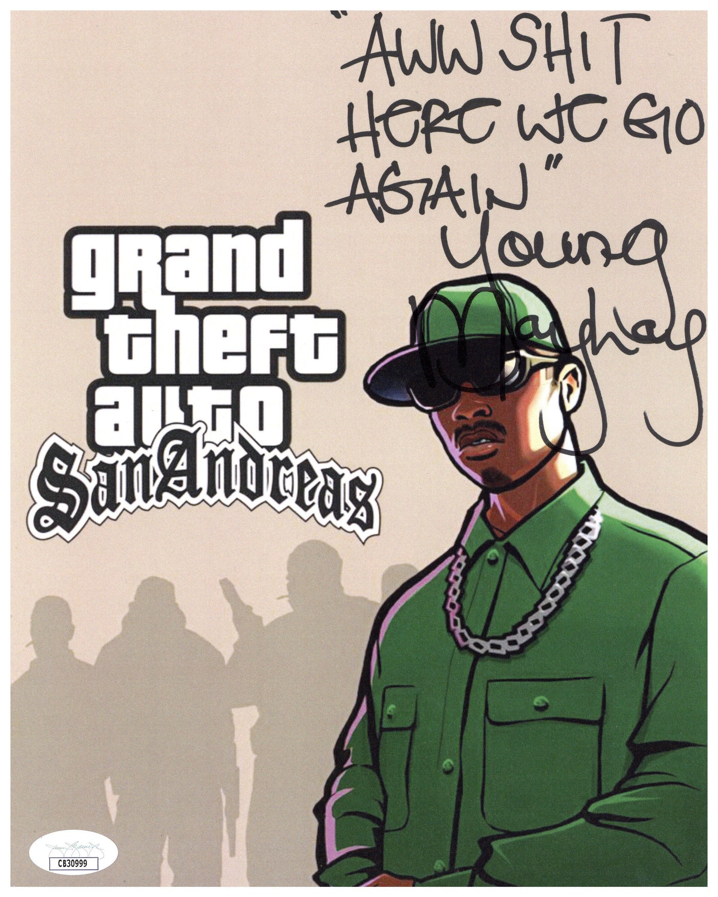 Young Maylay Signed 8x10 Photo GTA San Andreas Autographed JSA COA #3