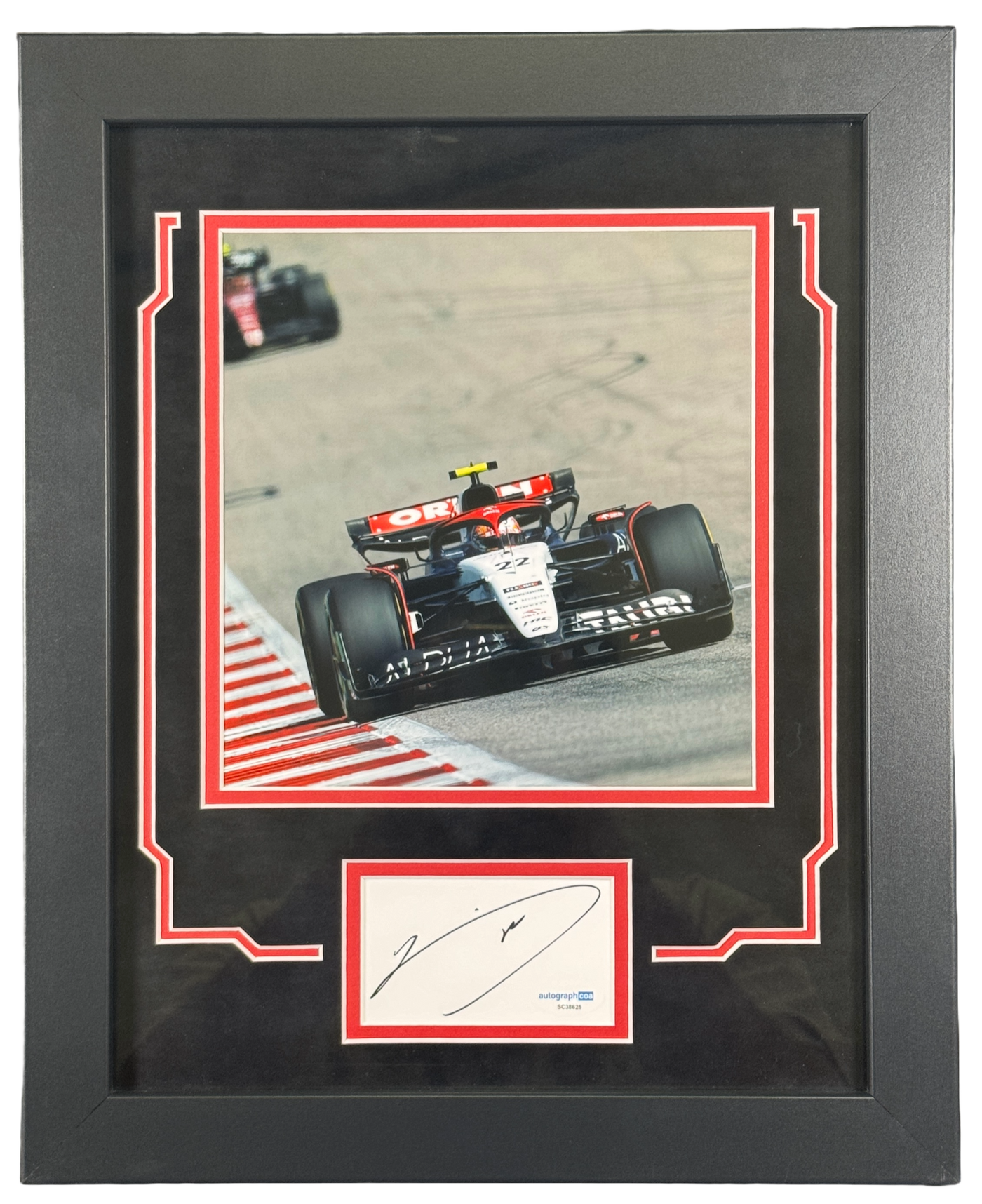 Yuki Tsunoda Signed Cut Framed 11x14 RB F1 Formula 1 Autographed ACOA