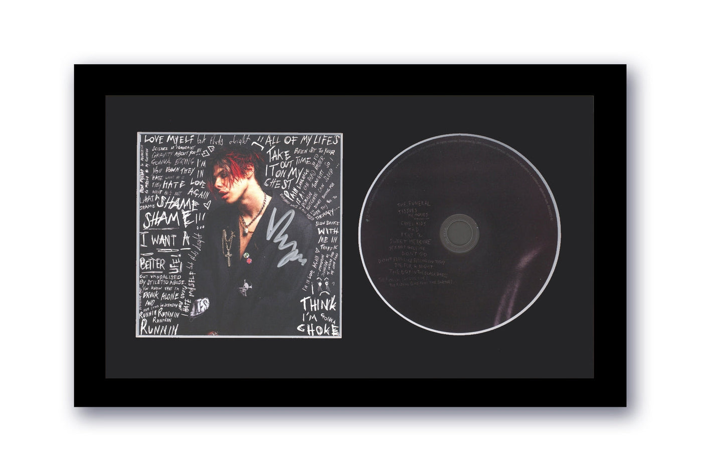 Yungblud Signed 7x12 Custom Framed CD Self Title Autographed ACOA #3