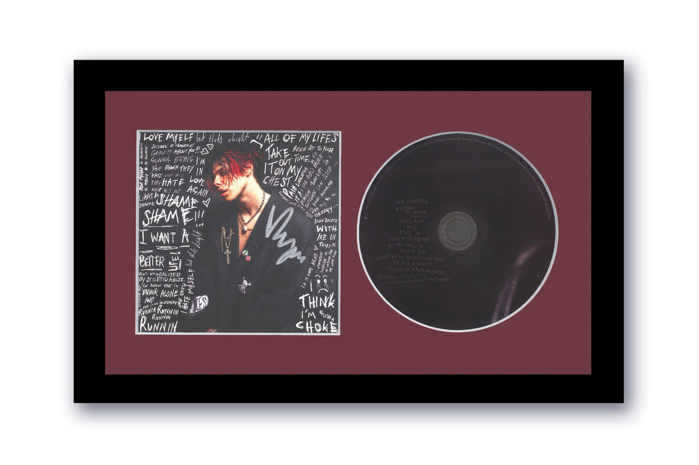 Yungblud Signed 7x12 Custom Framed CD Self Title Autographed ACOA #4