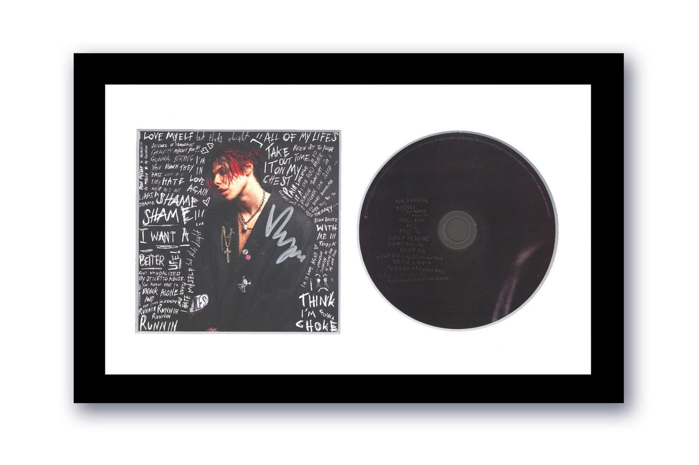 Yungblud Signed 7x12 Custom Framed CD Self Title Autographed ACOA