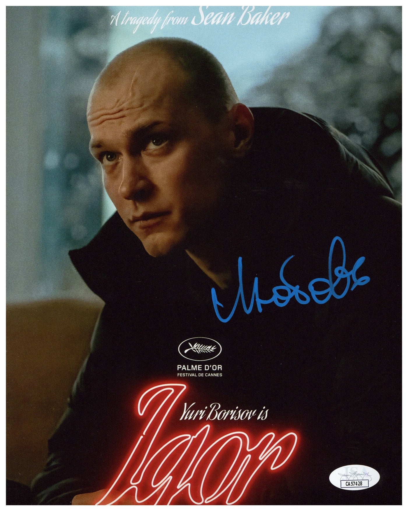 Yuri Borisov Signed 8x10 Photo Anora Authentic Autographed JSA COA