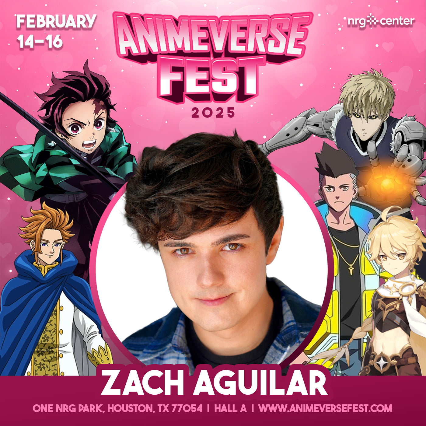 Zach Aguilar Official Autograph Mail-In Service - Animeverse 2025