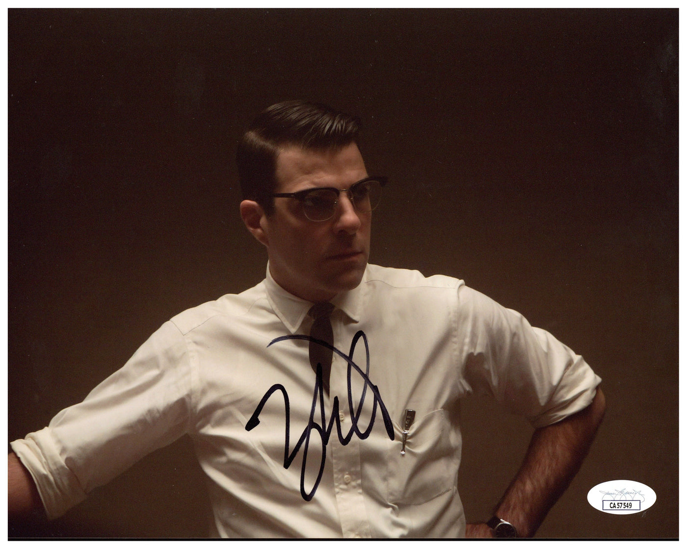 Zachary Quinto Signed 8x10 Photo American Horror Story: Asylum Autographed JSA COA