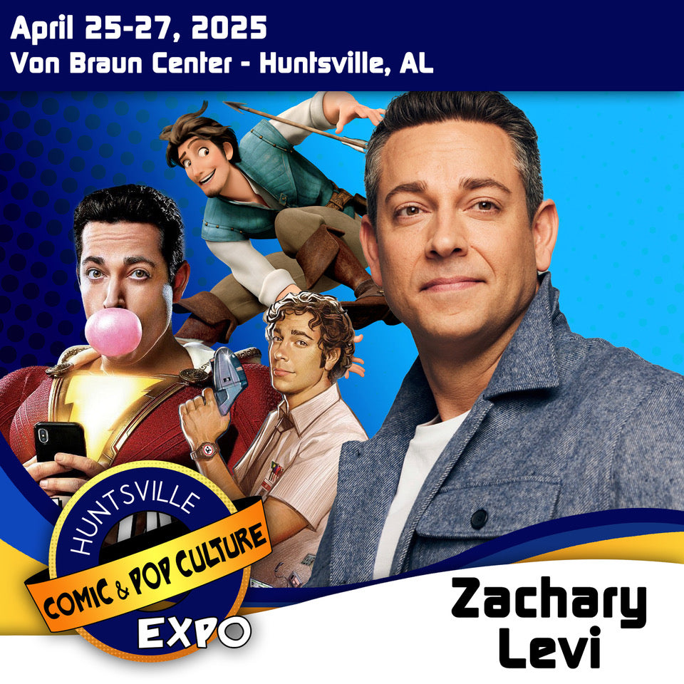 Zachery Levi Official Autograph Mail-In Service - Huntsville Expo 2025