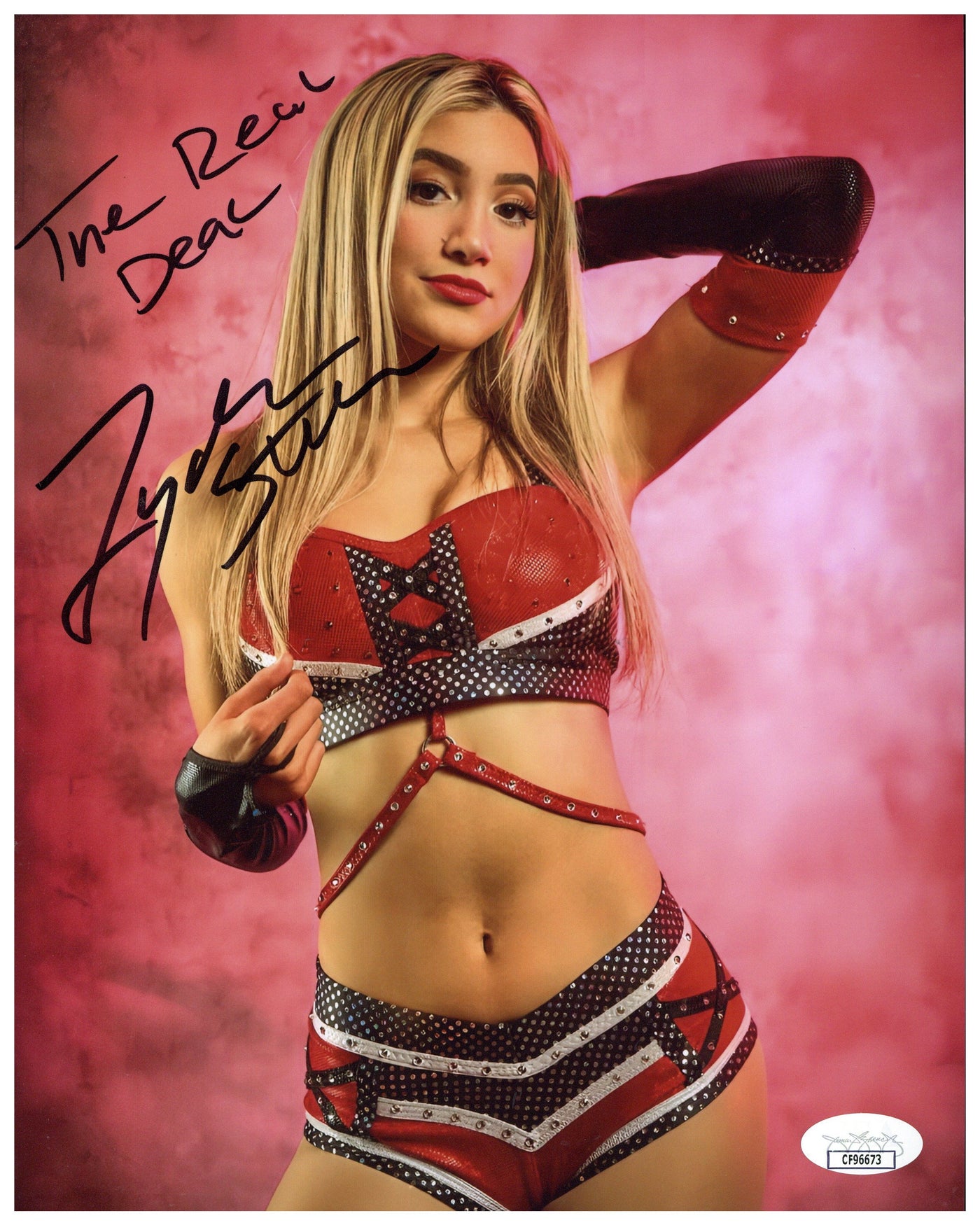 Zayda Steel Signed 8x10 Photo WWE Wrestler Autographed JSA COA