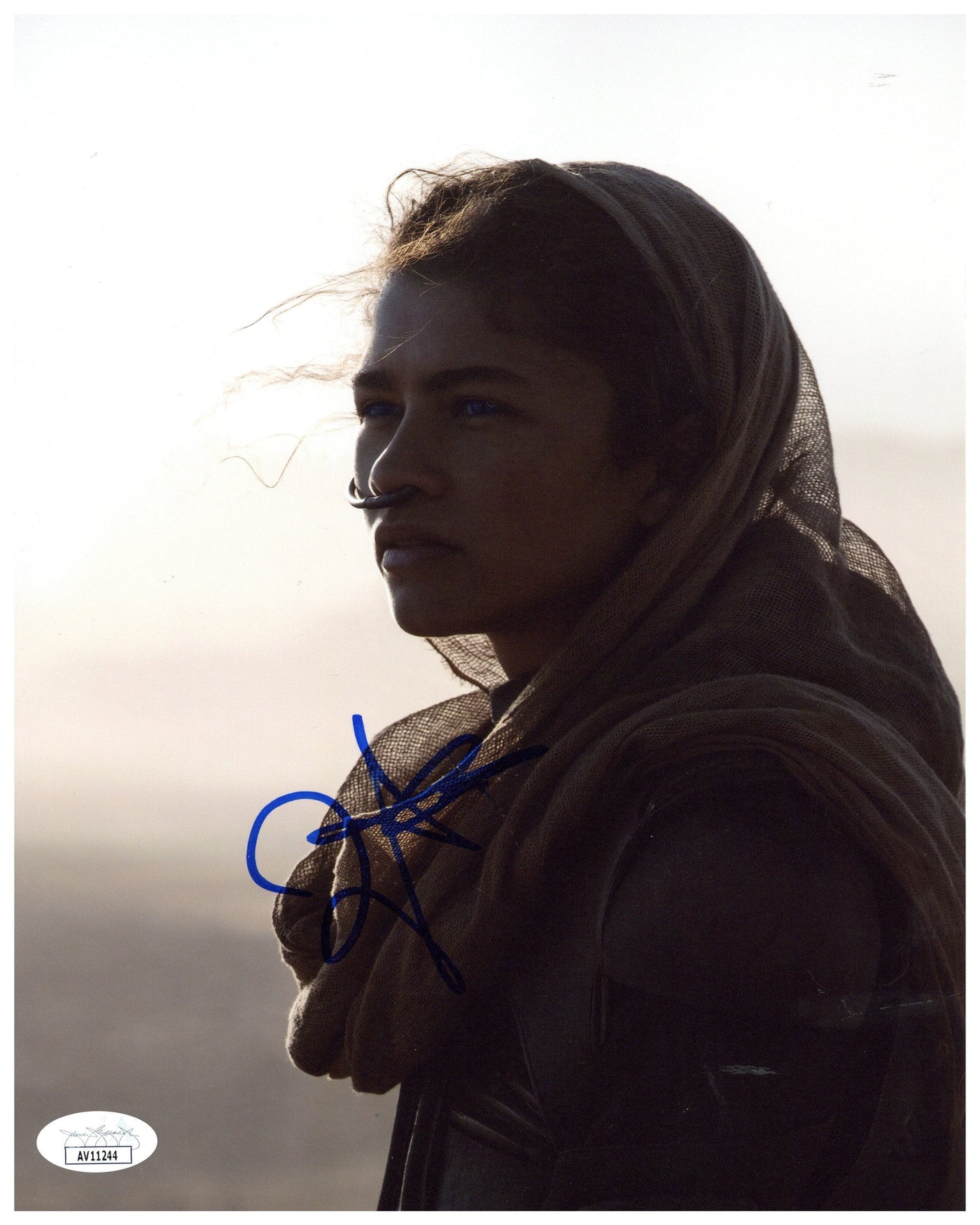 Zendaya Signed 8x10 Photo Dune Chani Authentic Autographed JSA COA #2