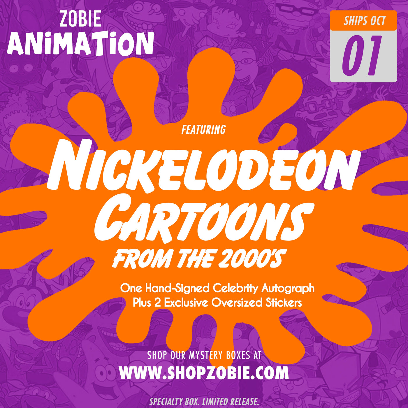 Zobie Animation Mystery Box - October 2023