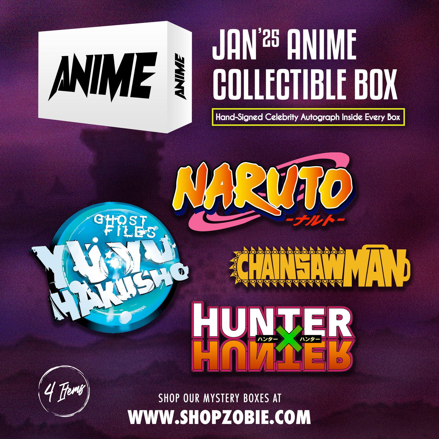 Zobie Anime Mystery Box - January 2025