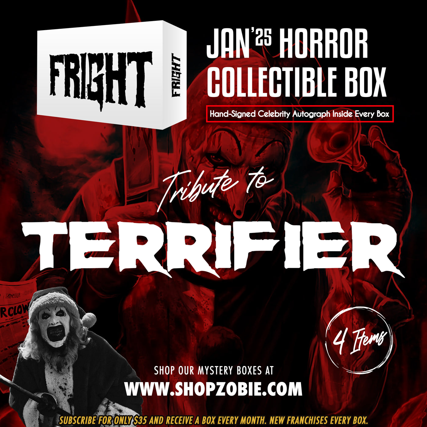 Zobie Fright Monthly Subscription