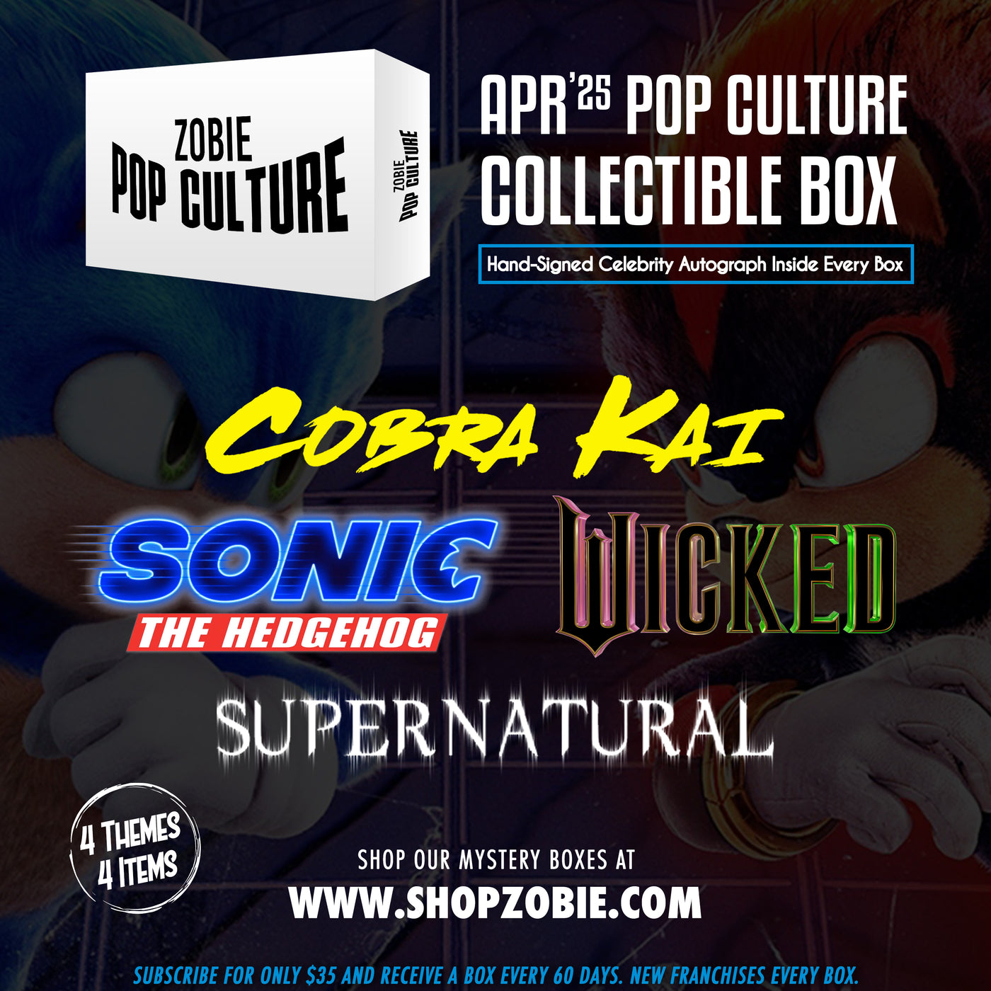 Zobie Pop Culture Bi-Monthly Subscription