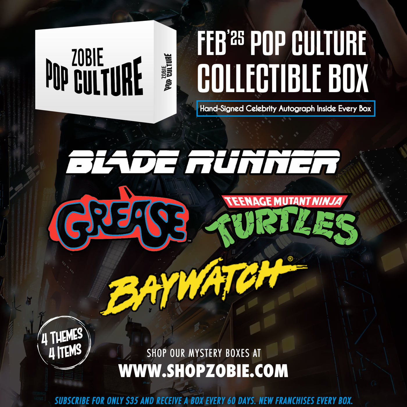 Zobie Pop Culture Bi-Monthly Subscription