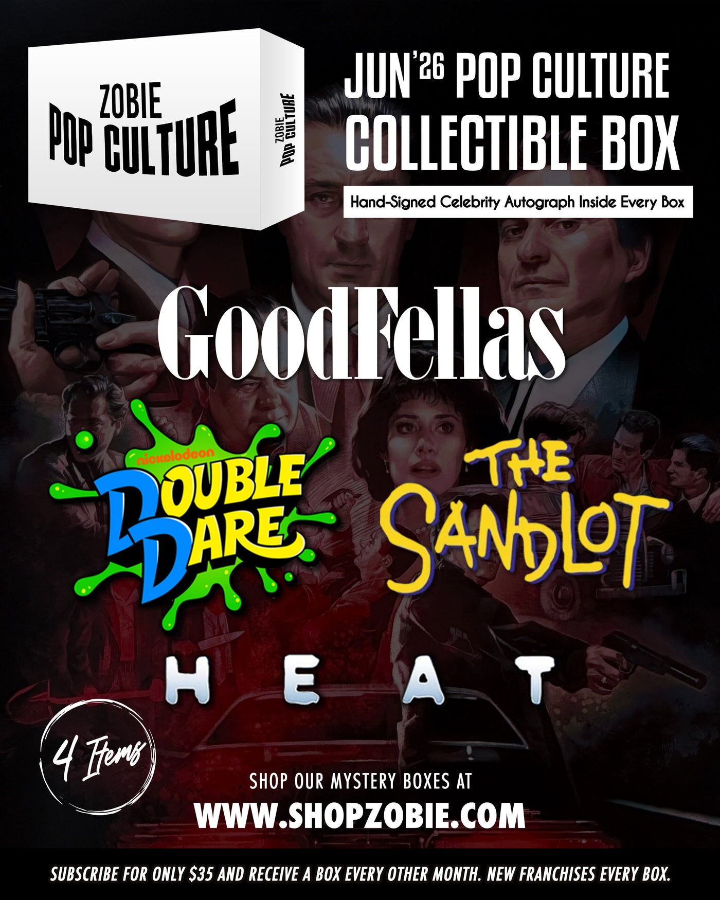 Zobie Pop Culture | Pop Culture Authentic Autograph Mystery Box