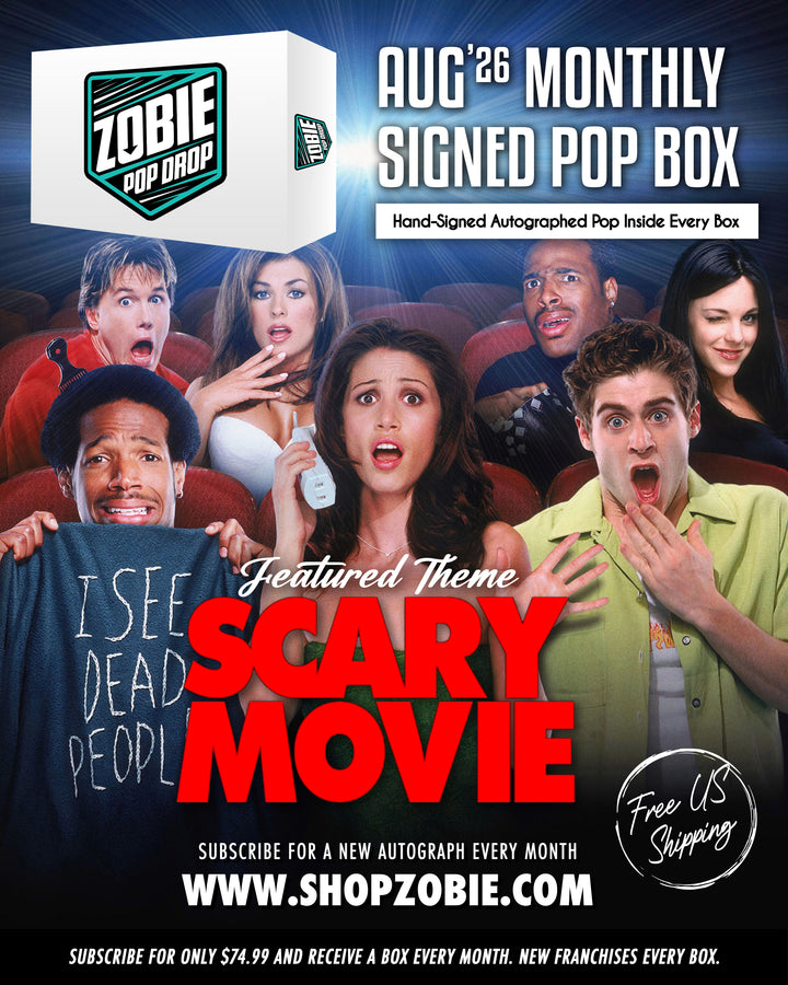 Zobie Pop Drop - Monthly Autographed Funko Pop Subscription