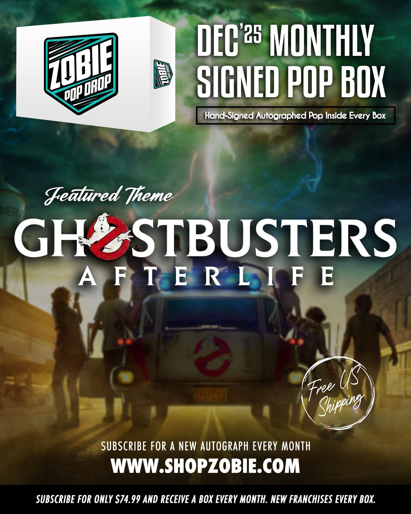 Zobie Pop Drop - Monthly Autographed Funko Pop Subscription