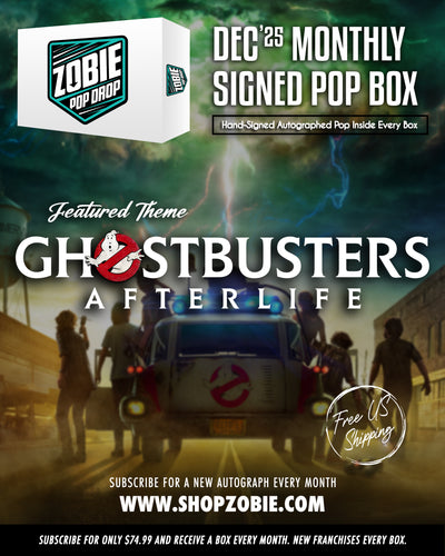 Zobie Pop Drop - Monthly Autographed Funko Pop Subscription