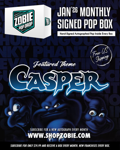 Zobie Pop Drop - Monthly Autographed Funko Pop Subscription