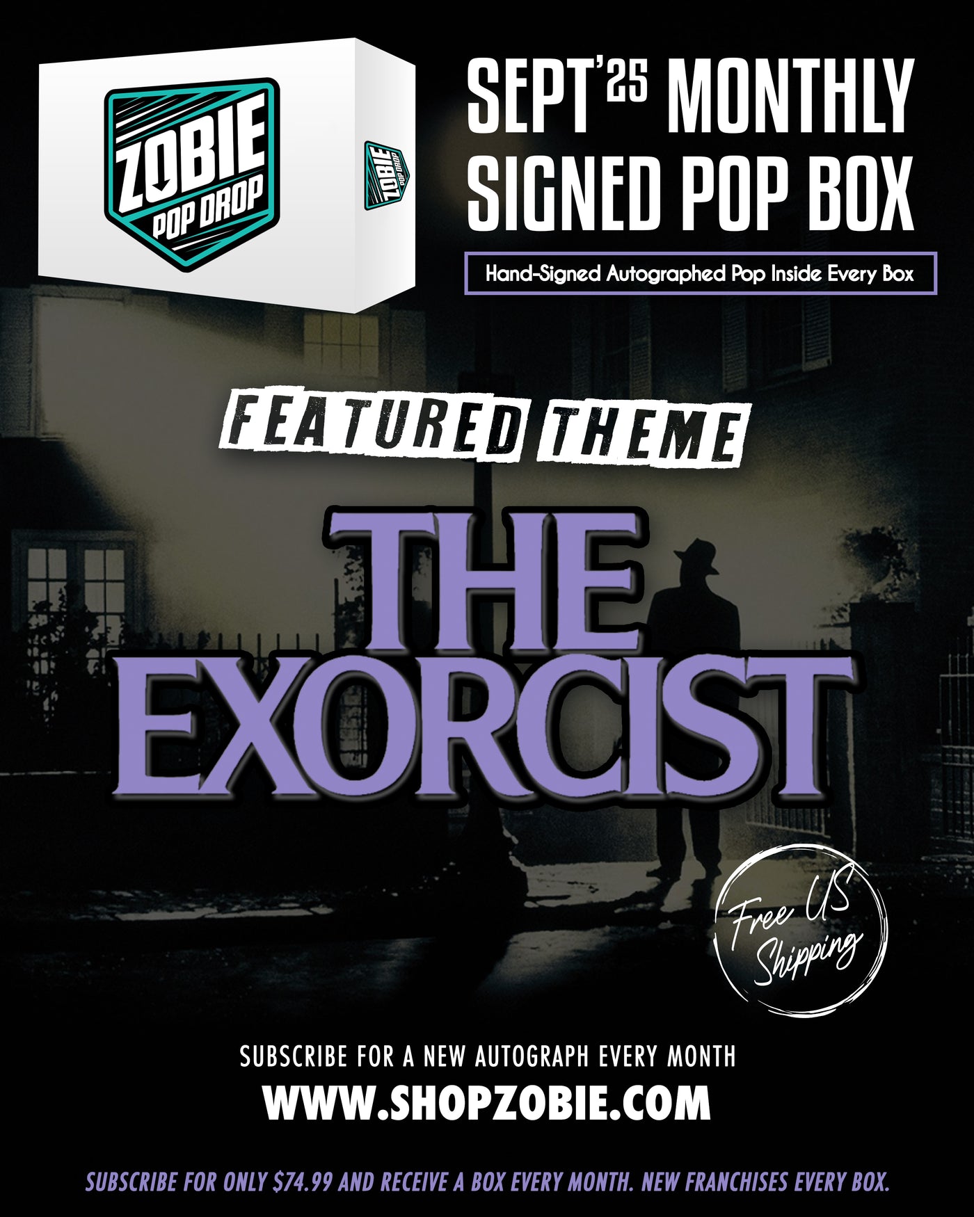 Zobie Pop Drop - Monthly Autographed Funko Pop Subscription
