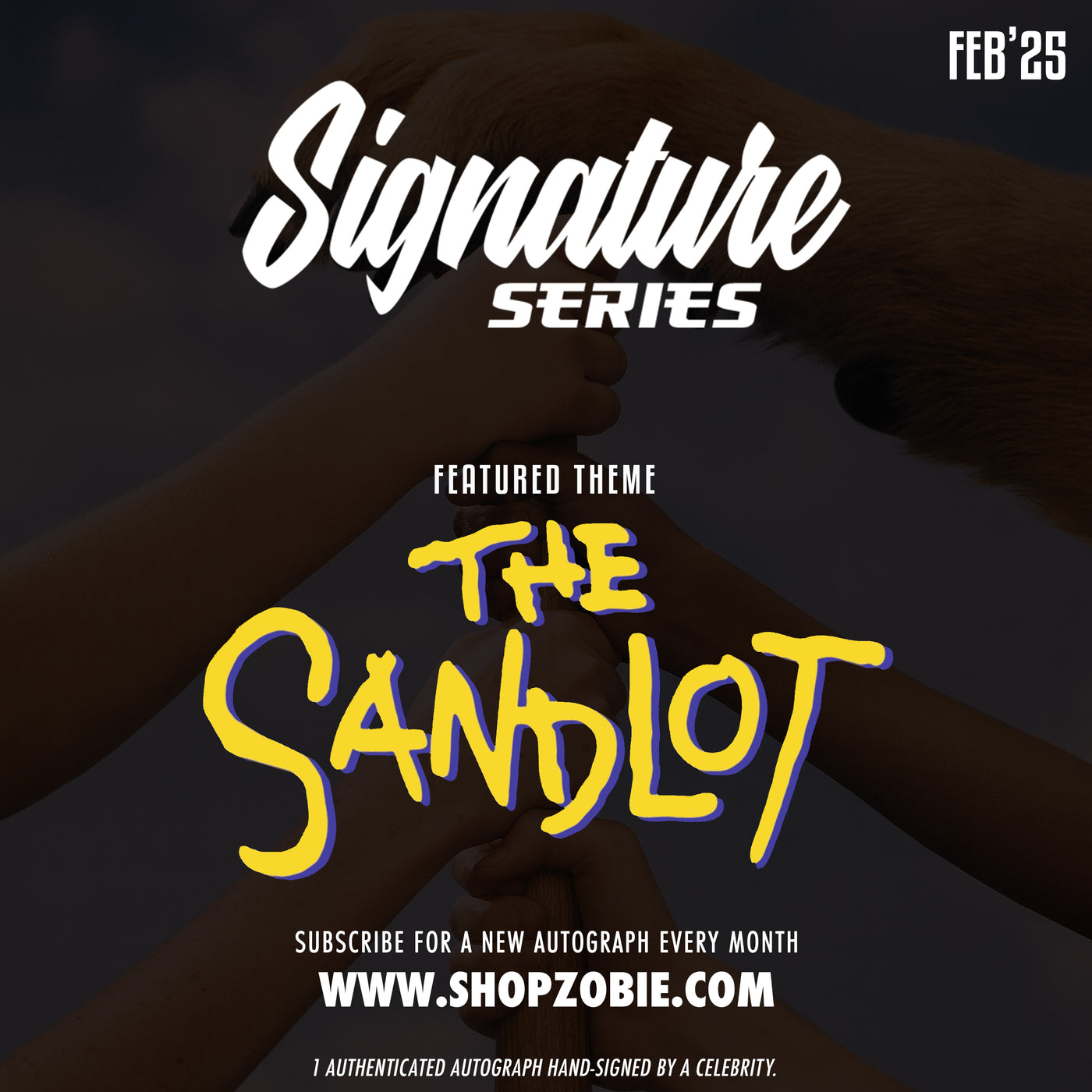 Zobie Signature Series - Monthly Autograph Subscription