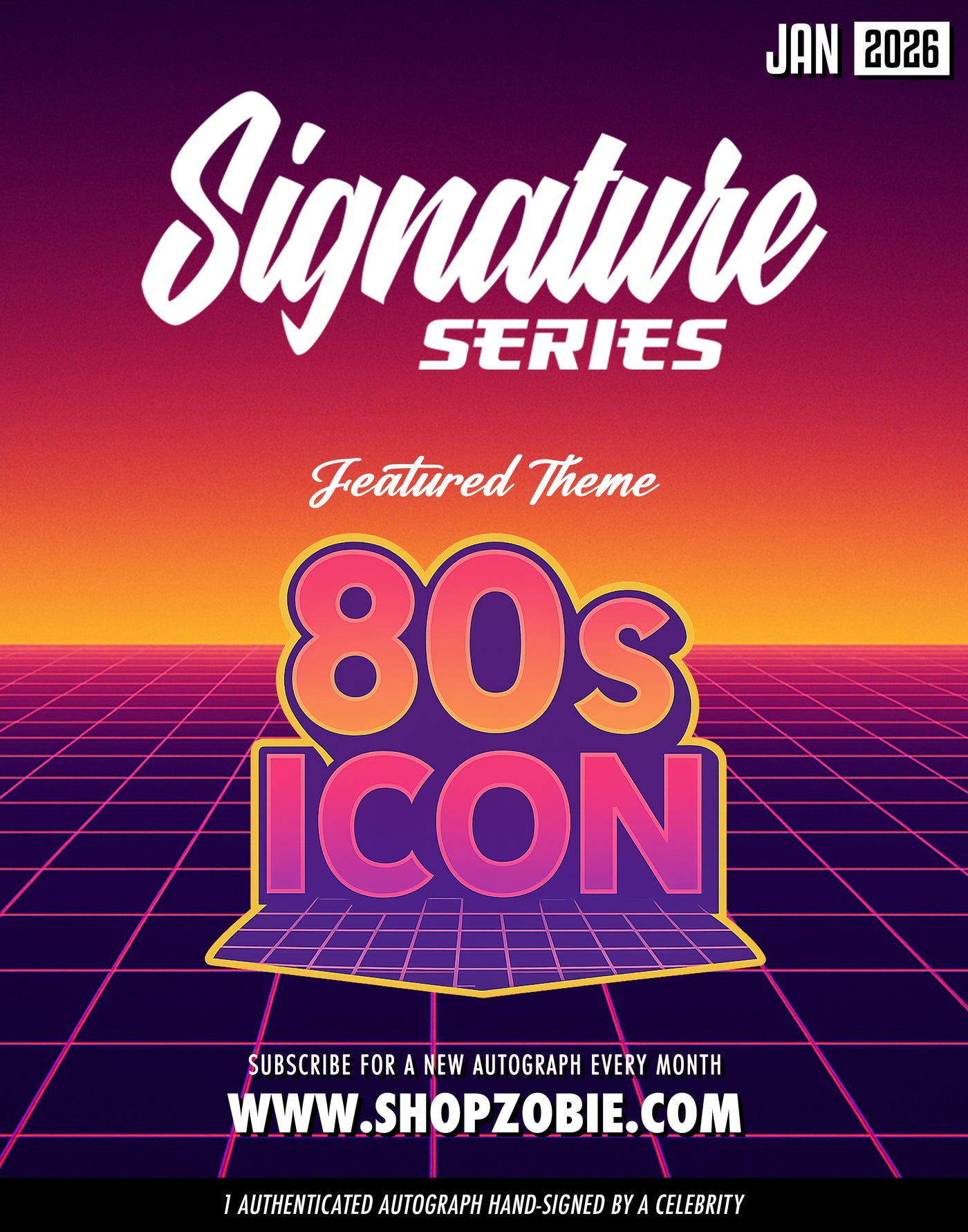 Zobie Signature Series - Monthly Autograph Subscription