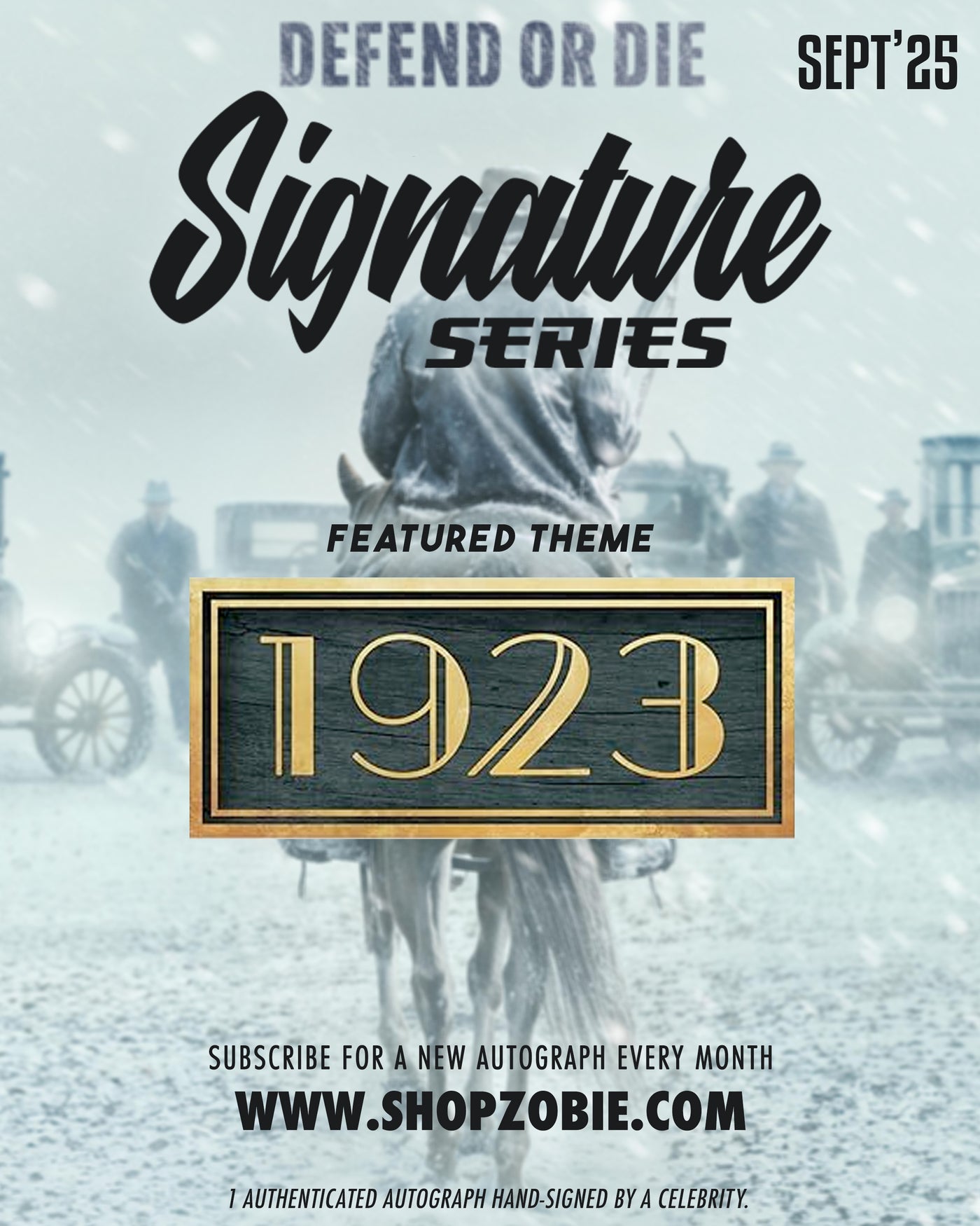 Zobie Signature Series - Monthly Autograph Subscription