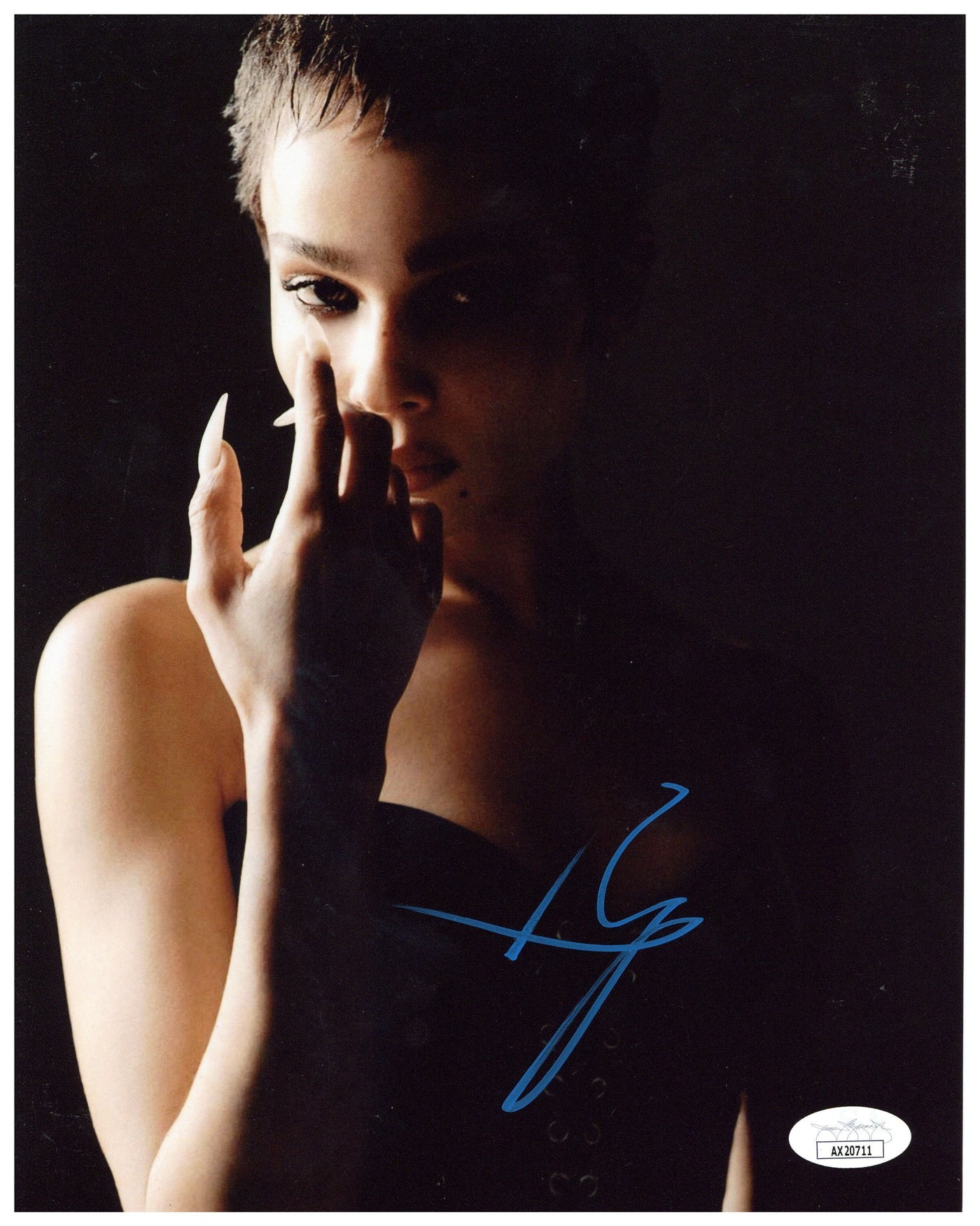 Zoe Kravitz Signed 8x10 Photo The Batman Autographed JSA COA #2