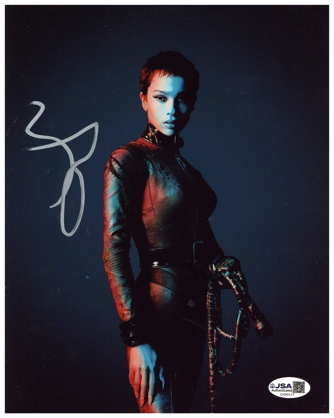 Zoe Kravitz Signed 8x10 Photo The Batman Autographed JSA COA 6