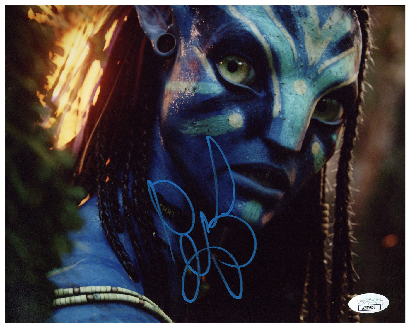 Zoe Saldana Signed 8x10 Photo Avatar Neytiri Autographed JSA COA