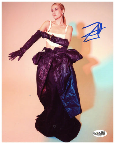 Zoey Deutch Signed 8x10 Photo Dirty Grandpa Autographed JSA COA 3