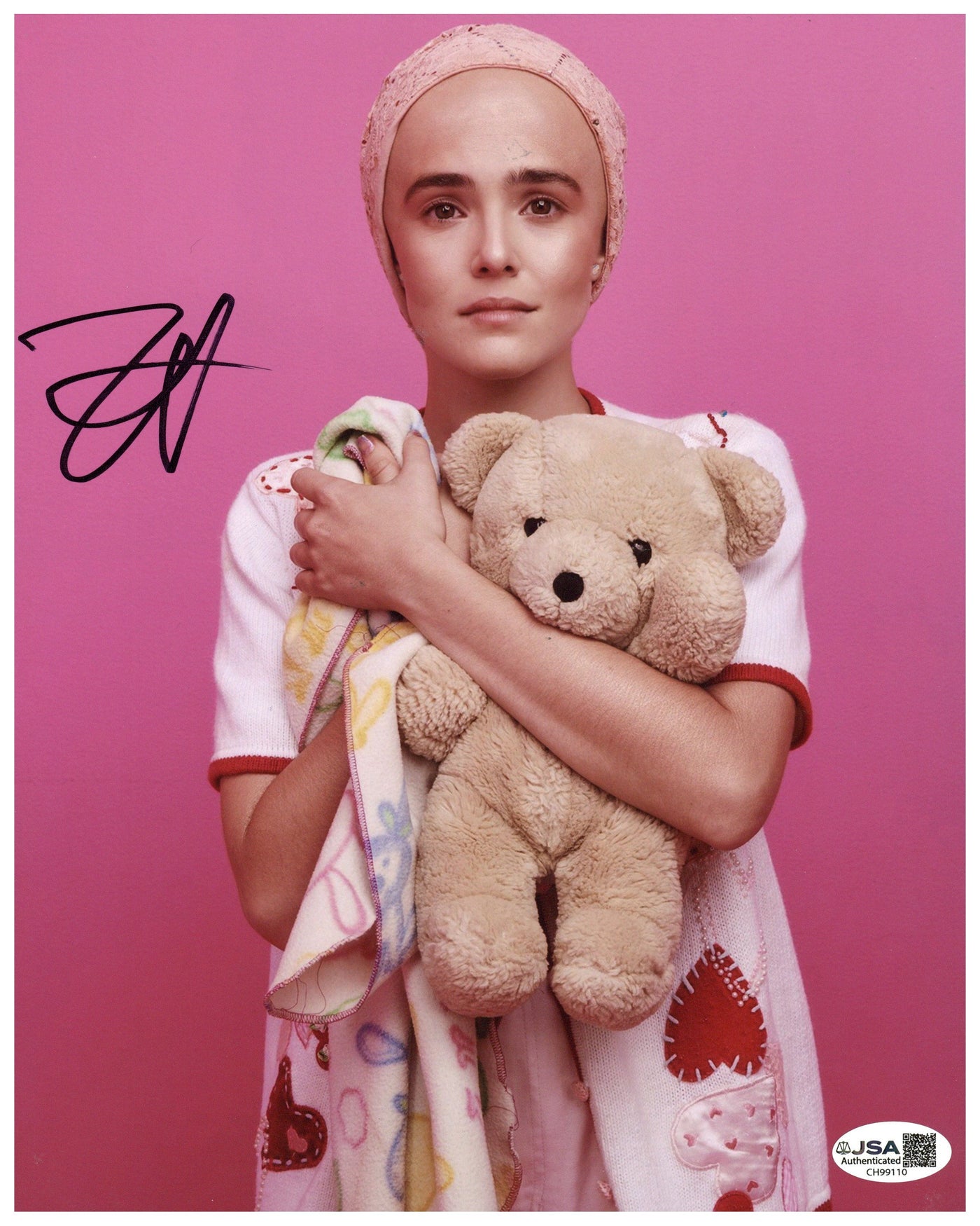 Zoey Deutch Signed 8x10 Photo Dirty Grandpa Autographed JSA COA 4
