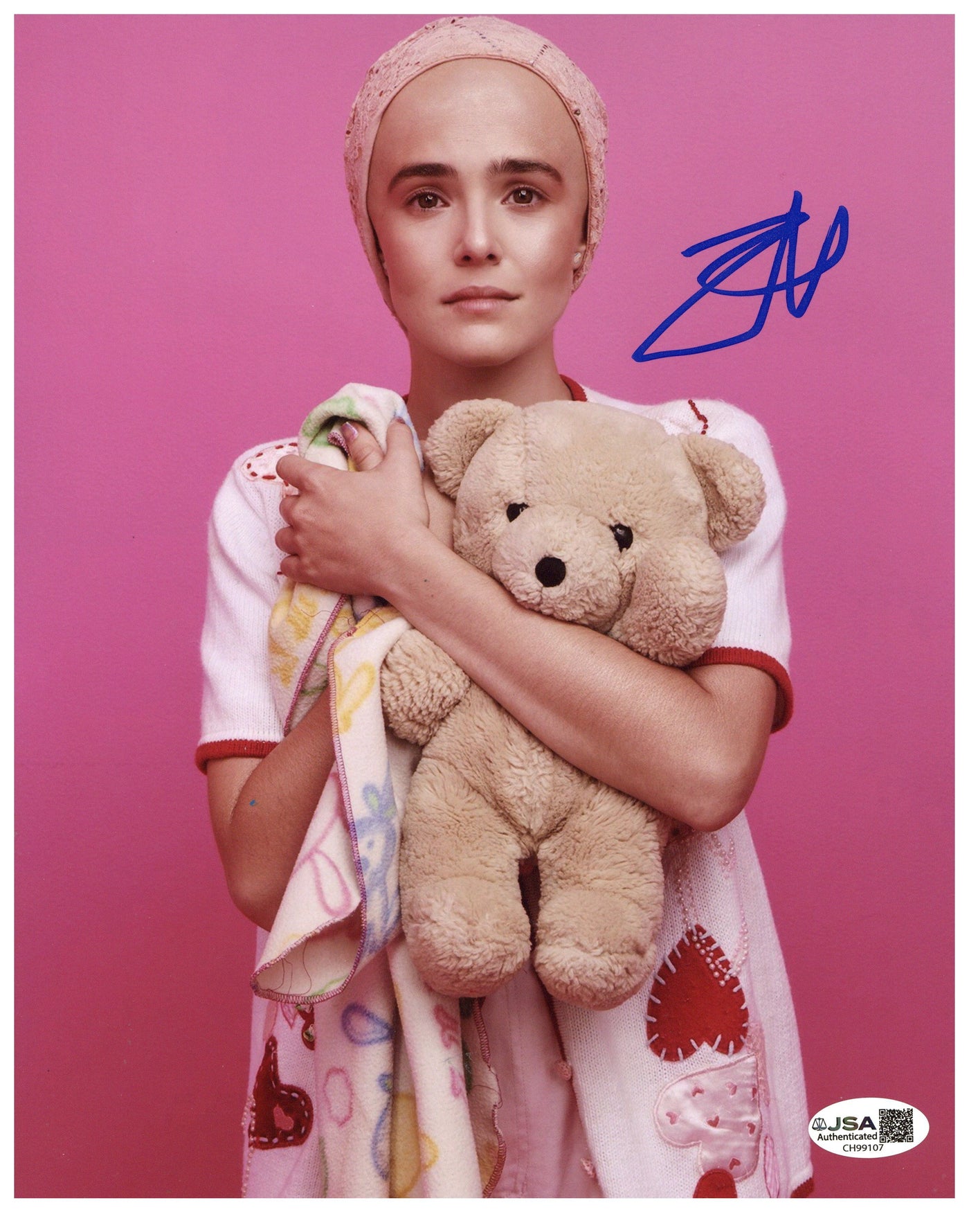 Zoey Deutch Signed 8x10 Photo Dirty Grandpa Autographed JSA COA 5