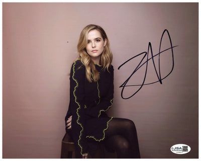 Zoey Deutch Signed 8x10 Photo Vampire Academy Autographed JSA COA