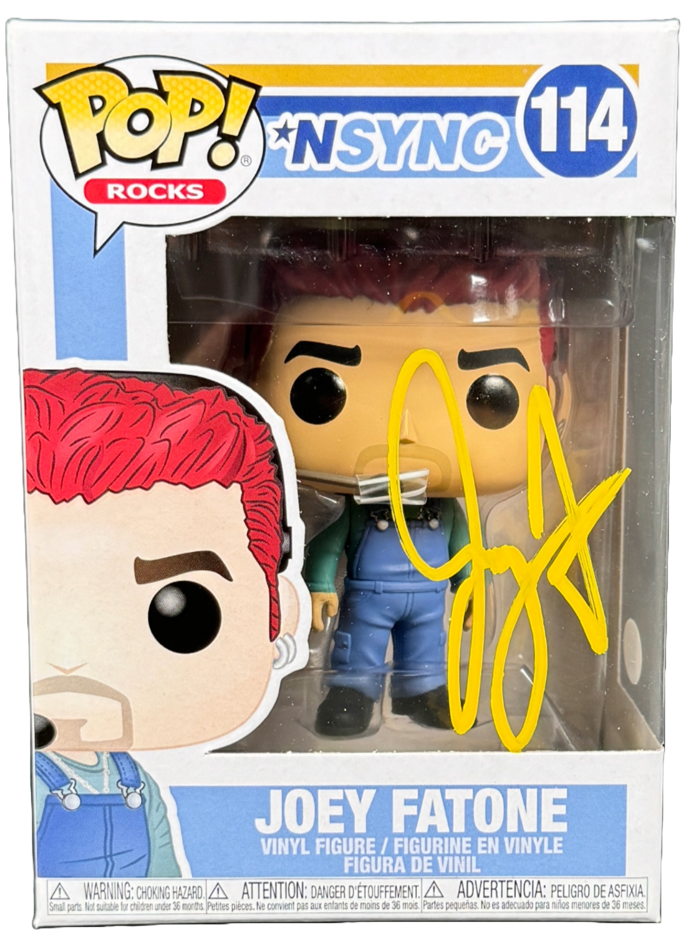 Joey Fatone Signed NSYNC Funko Pop Autographed JSA COA